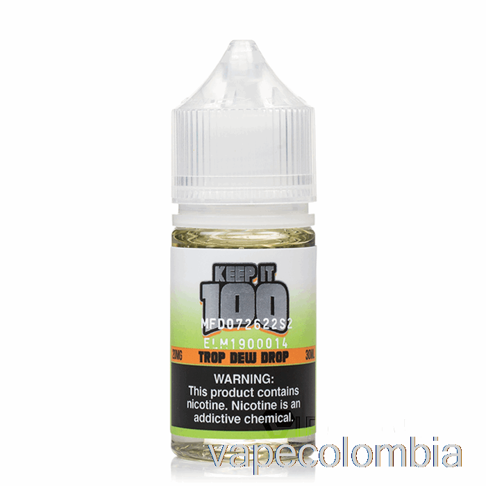 Vape Desechable Trop Dew Drop - Mantenlo 100 Sal - 30ml 20mg